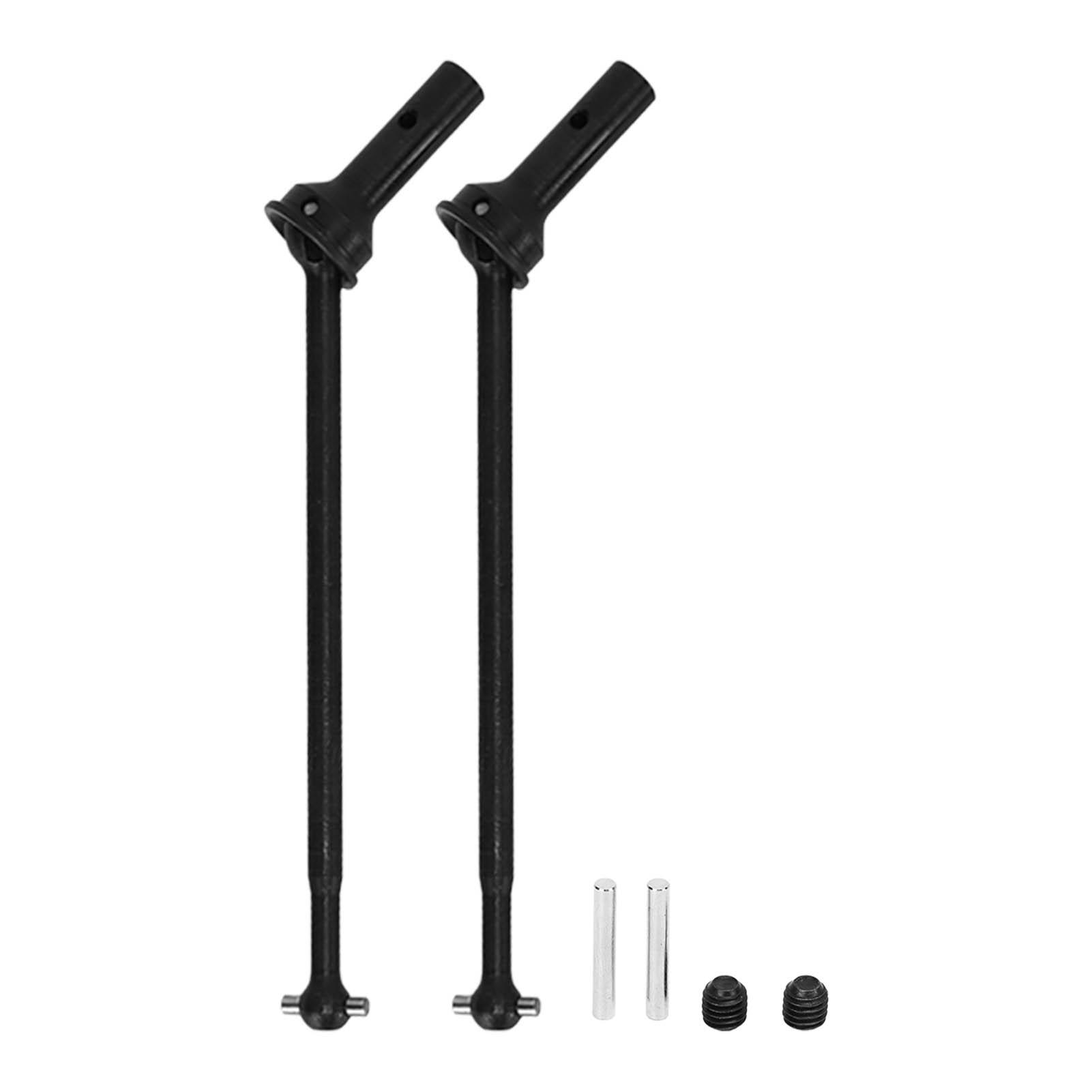 

2Pcs RC CVD Driveshaft Strong Steel Stable Driving Easy Installation RC Car Drive Shaft with Pin