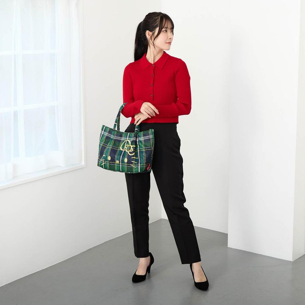 Sanrio Hello Kitty Tote Bag ROOTOTE Sanrio (Red Check)