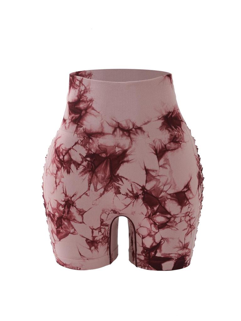 Women's High-Waisted Seamless Butt-Lifting Cutout Yoga Shorts