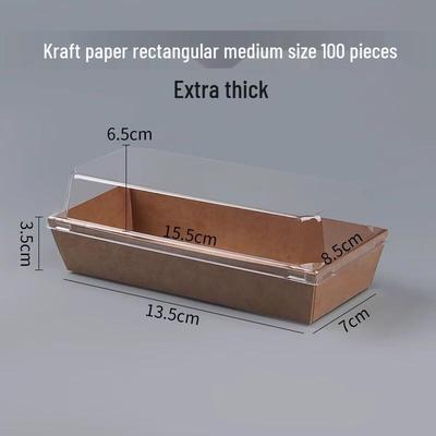 AVADEN Disposable Dessert & Sandwich Takeaway Boxes