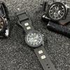 JYL Men's Watch Student Large Dial Business Silicone Strap
