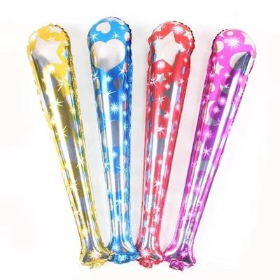 1pcs Star Moon Hand Stick Aluminum Film Helium Balloon Children's Classic Toy Live Fuel Stick Balloon