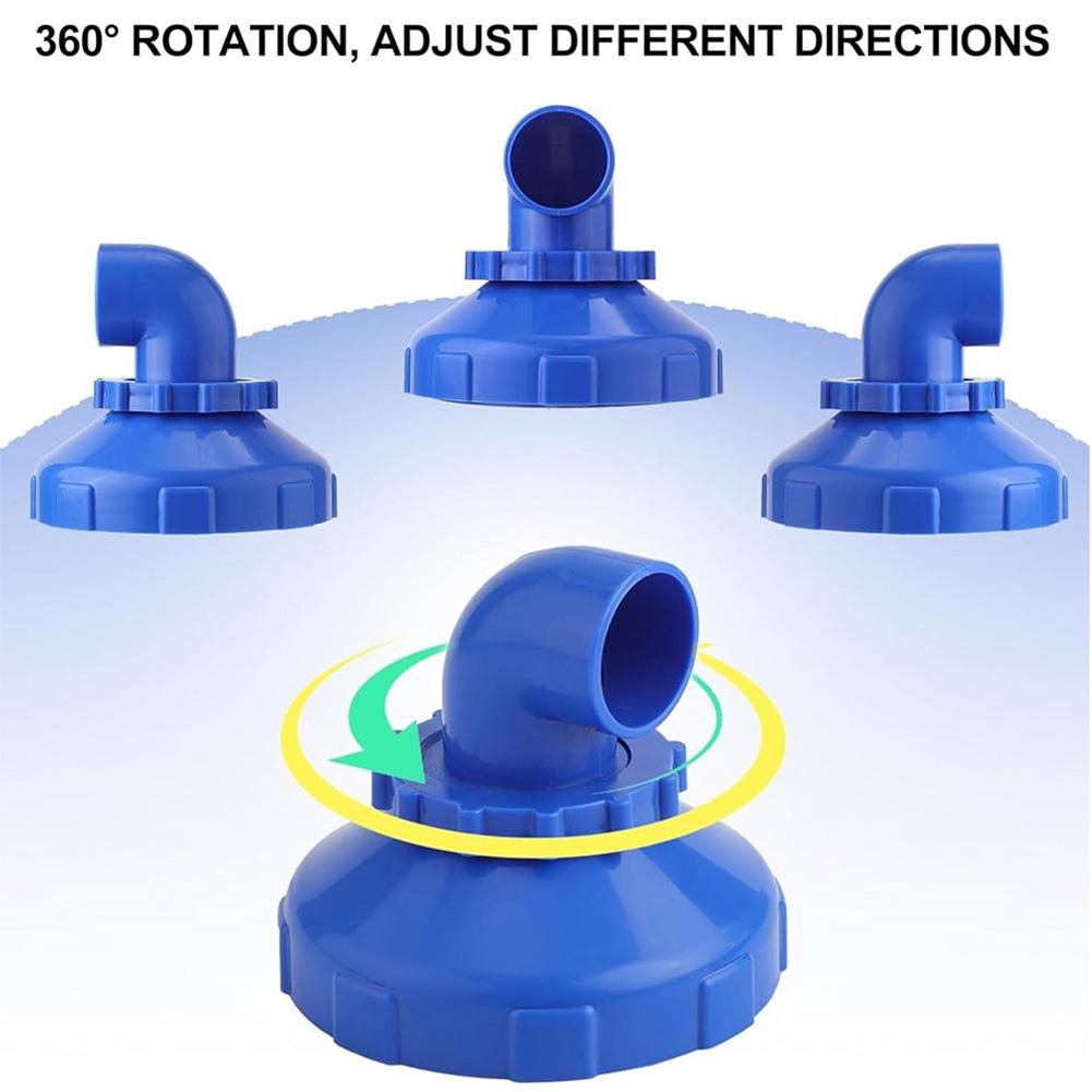 5-1PC Pool Inlet Nozzle for Intex Outlet Pool Nozzles 360 Degree Rotatable Swimming Pool Return Jet Pool Jet Nozzle Replacement
