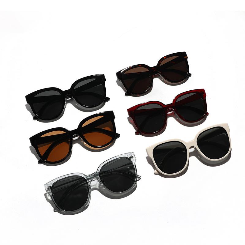 Vintage Large Frame Square Sunglasses Men'S Sunglasses Women'S Ins Glasses