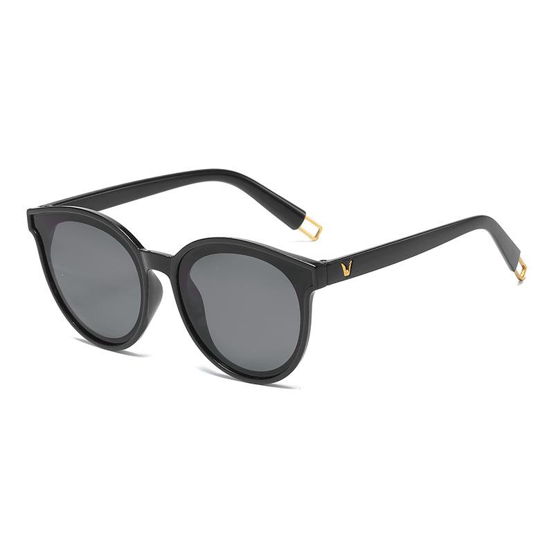 New Retro Oversized Round Sunglasses Women Men Designer Fashion Gradient UV400 Sun Glasses Shades Eyewear