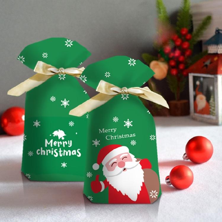 50pcs Christmas Presents Bags Candy Bag Christmas Decorations New Year Presents