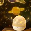 New Light Projector Star Night Light with Bt Speaker Remote Controller Rechargeable Rotate Led Lamp  Bedroom Decoration