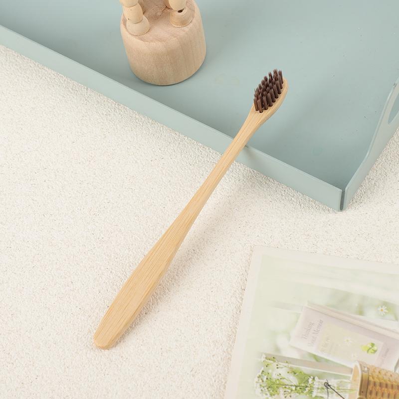 Ready Stock Fast and Custom Logo Kids Waterdrop Shape Soft BPA Free Natural Biodegradable Bamboo Toothbrush