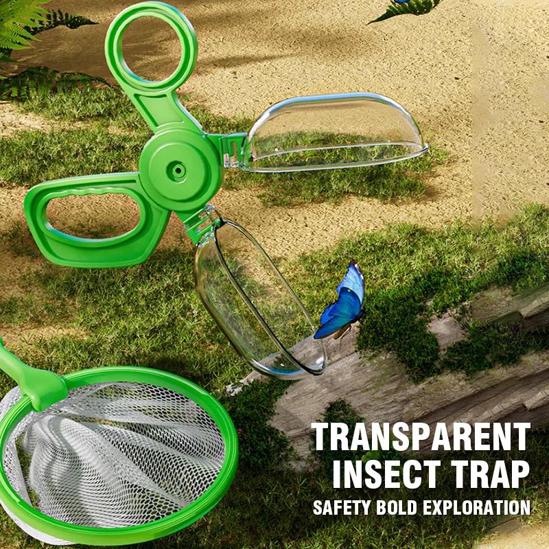 Insect Capture Cage Observation Box Butterfly Net Kids Outdoor Adventure Camping Set Kindergarten Exploration Catching Toys Gift