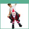 Aufblasbares Kostüm Weihnachten Weihnachtsmann Outfit für Erwachsene Perfekt für Cosplay-Events