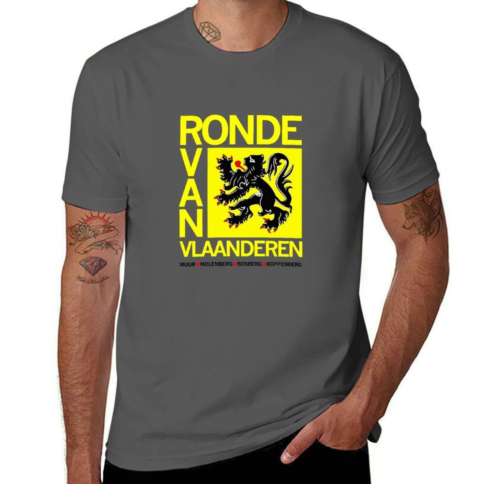 Flandern-Rundfahrt T-Shirt Mann t-shirt designer Mann t-shirts für Männer T-Shirt M black