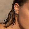 Zircon Crystal Women Hoop Earrings Korean Stud Earrings Ear Jewelry Dangle Drop Earrings