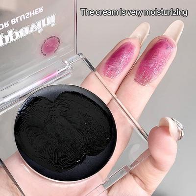 Blush em creme que muda de cor com a temperatura Não desbota facilmente Contorno natural