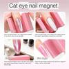 Nagelkunst Magnetischer Stift Weiß Rosa Nagelkunst 5D Automatischer Magnet Geeignet für DIY Katzenaugen Gel-Nagellack Maniküre-Werkzeuge