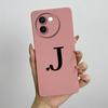 For Vivo V30e Case Vivo V30E 5G V2340 V2339 Phone Case Cute Initial Letters ShockProof Matte Silicone Soft Protective Back Cover
