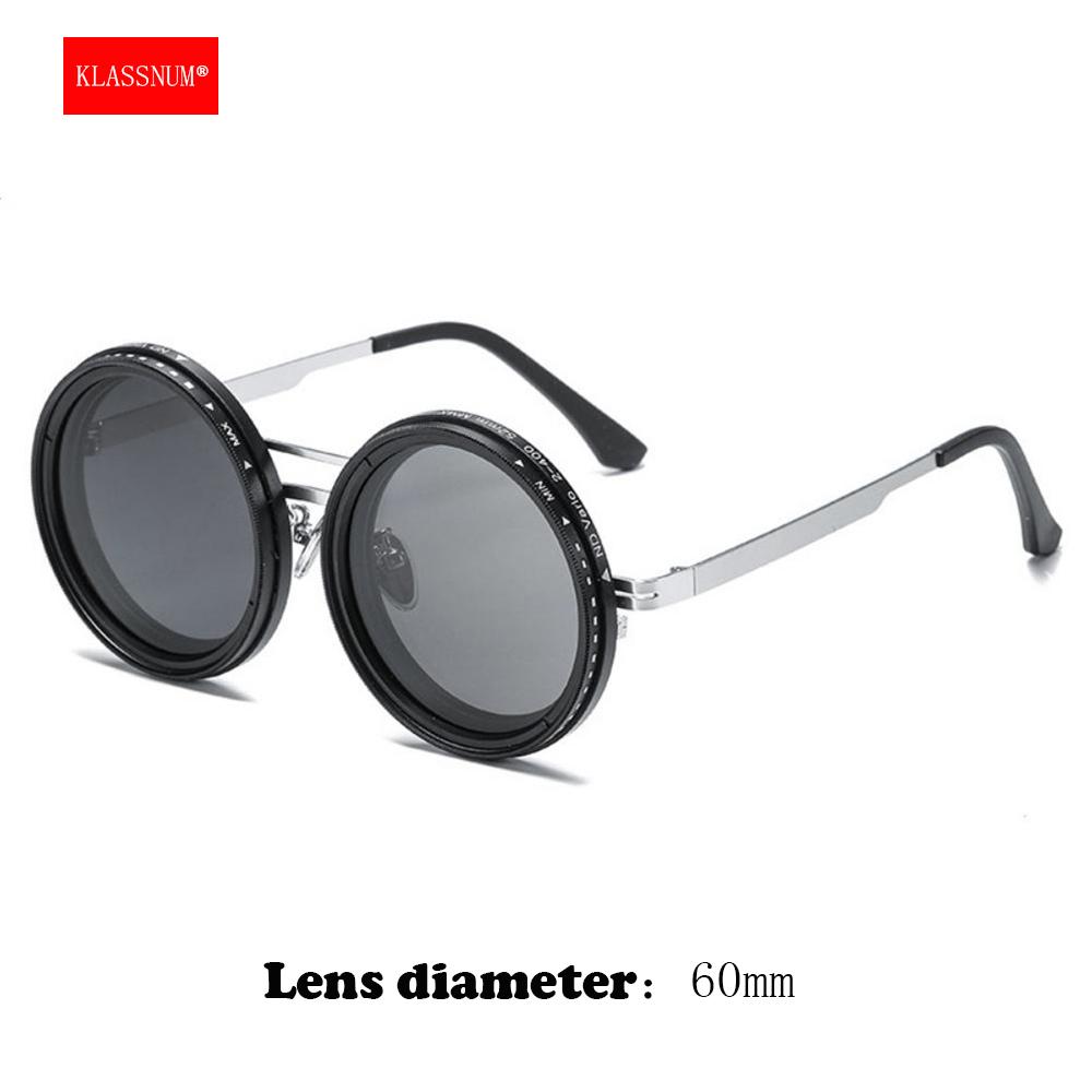 

Adjustable Sunglasses Men Nd Filter Glasses ND9 Speed Dimming Sun Glasses Round Polarized Fishing Driving Eyewear ND9 Polarized