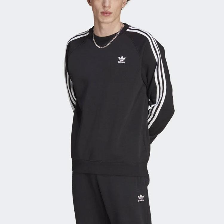 Adidas Originals Adicolor Classics 3-Stripes Crew Sweatshirt Men Sweatshirt Black IM2087