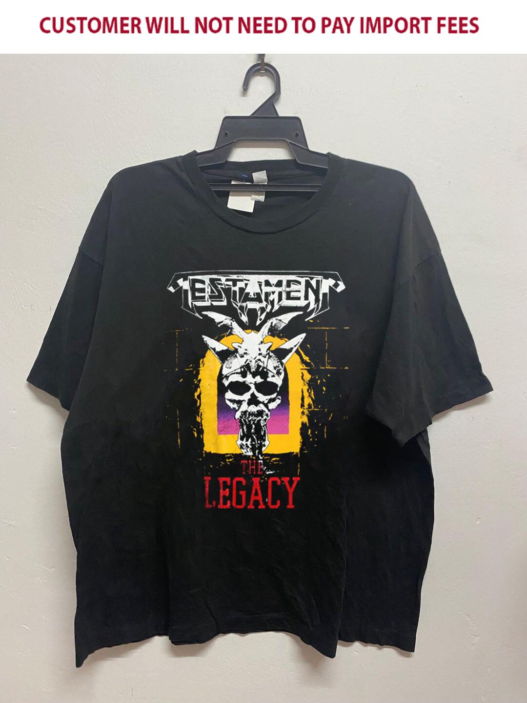 Rare Testament Band The Legacy Cotton Black S-5XL Shirt VK027 XL