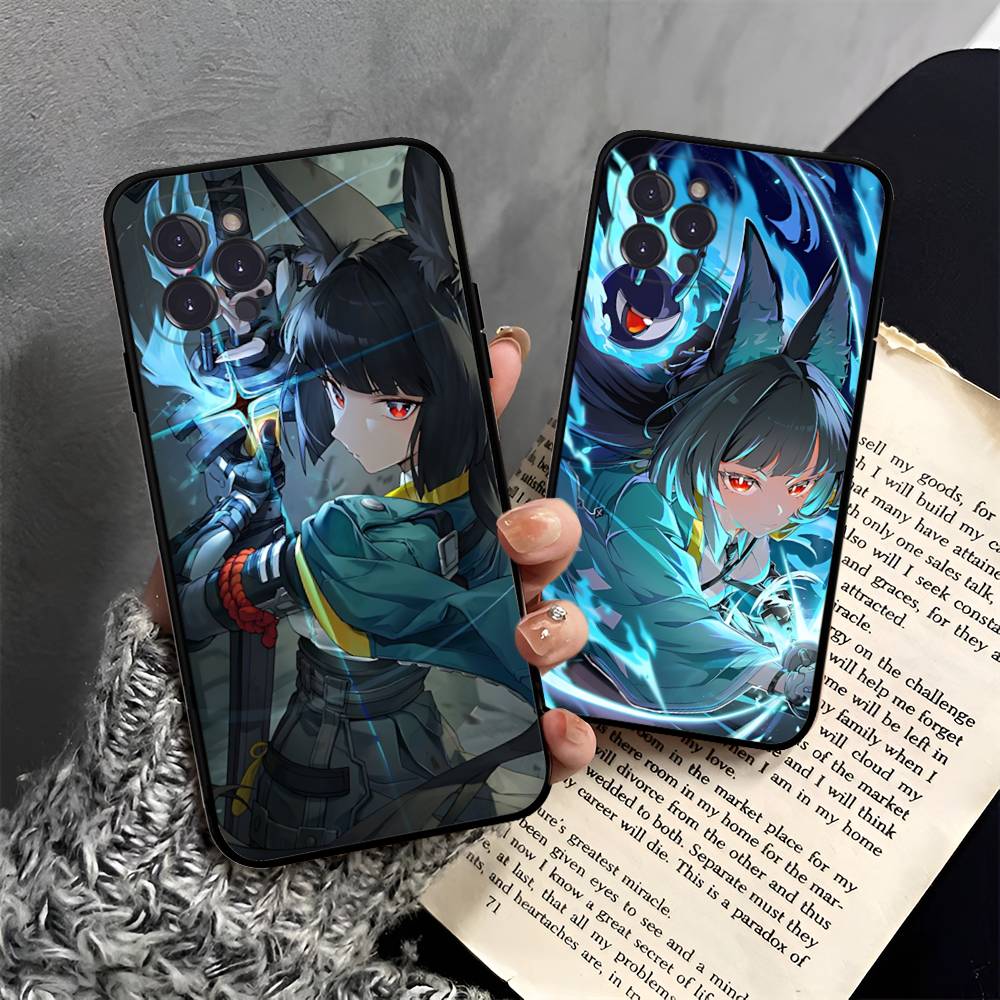 Klassische Mädchen H-Hoshimi Miyabi Handyhülle Für Iphone 17 16 15 16e 14 13 12 11 Pro Max Plus Hülle Cover Coque