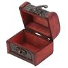   Wooden Jewelry Storage Box with Clasp, Vintage Handcrafted