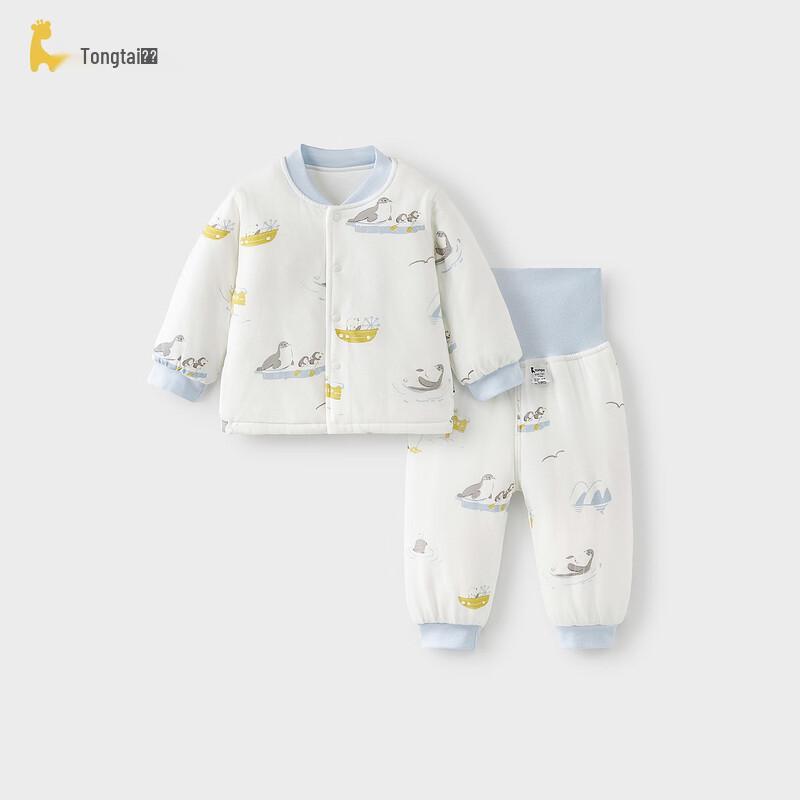 TONGTAI Baby Padded High-Waist Homewear Set