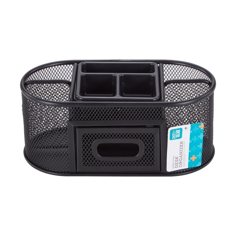 

Metal Mesh Desktop Organizer 8 Compartment Storage Solution Office Supplies Caddy Durable Portable Desk Accessory Ideal Home United States