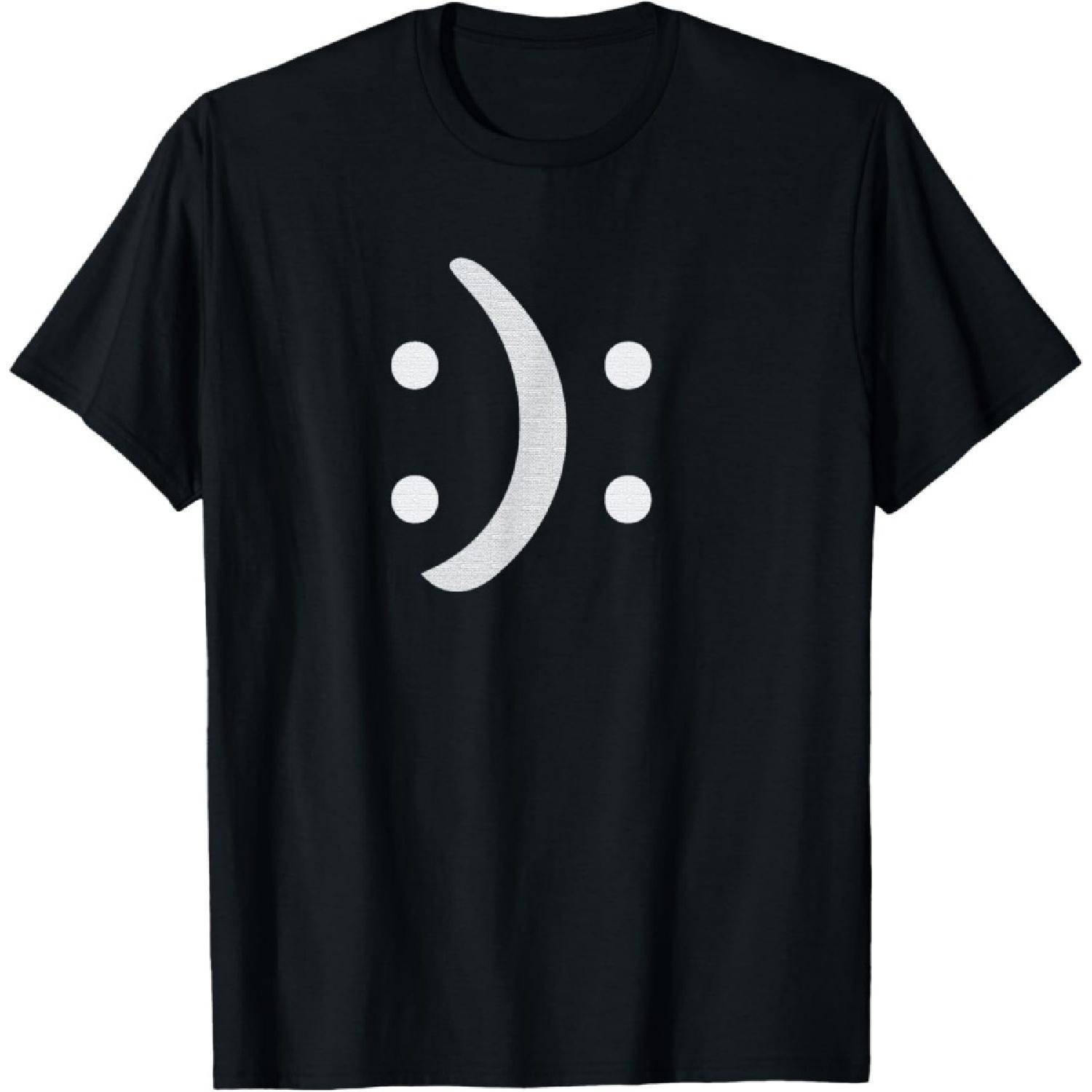 Bipolar Awareness Happy Sad Face T-Shirt(1) S чёрный