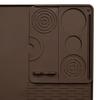 Silicone Coffee Machine Mat Non-Slip Heat Resistant Bar Tray with Removable Drying Rack Spill-Proof Cafe Accessories