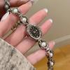Luxury Ladies Watches Gold Silver Small Oval Dial Pearl Bracelet Clock For Women Lady Dress Quartz Wristwatch Relogio Feminino