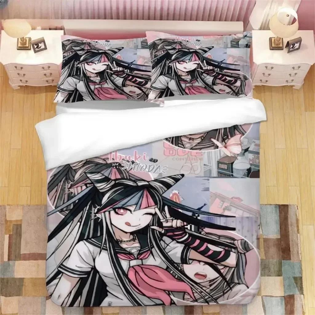 

New Fashion Game Hiyoko X Ibuki Bedding Set Printed With Pillowcase Bed Duvet Cover Soft Queen King Size Bedclothes Home 70x133cm 2pcs