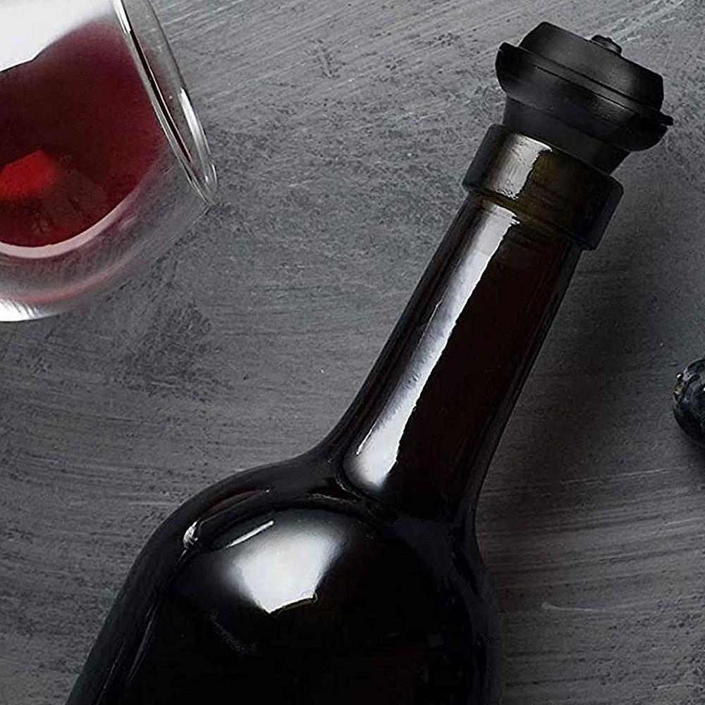 Wine Vacuum Pump Silicone Corks Plugs Bottle Stopper