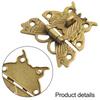 For Collectibles Antique Bronze Lock For Collectors Versatile Compatibility Collectible Item Decorative Butterfly Shape