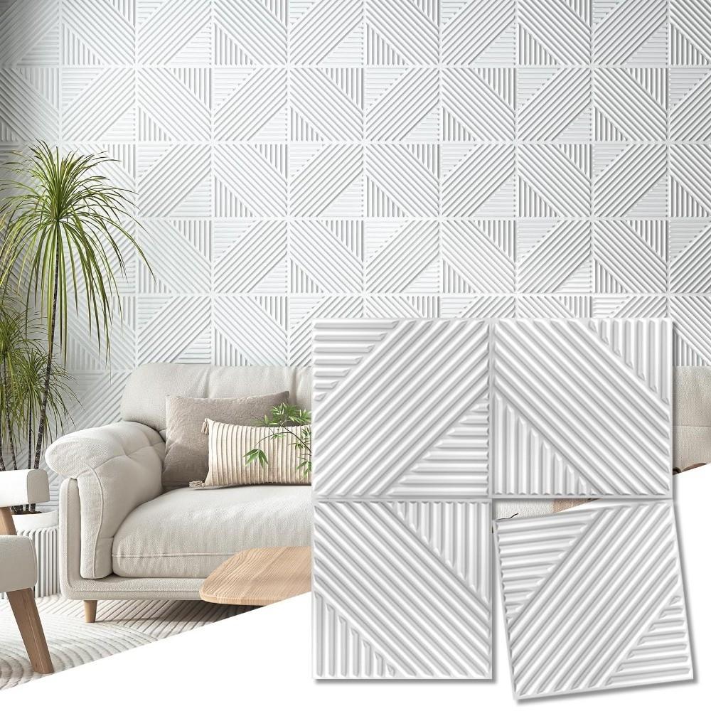 New PVC Decorative 3D Wall Panels Self-adhesive Wall Renovation Wallpaper Peel and Stick Waterproof 3D Wall Tiles