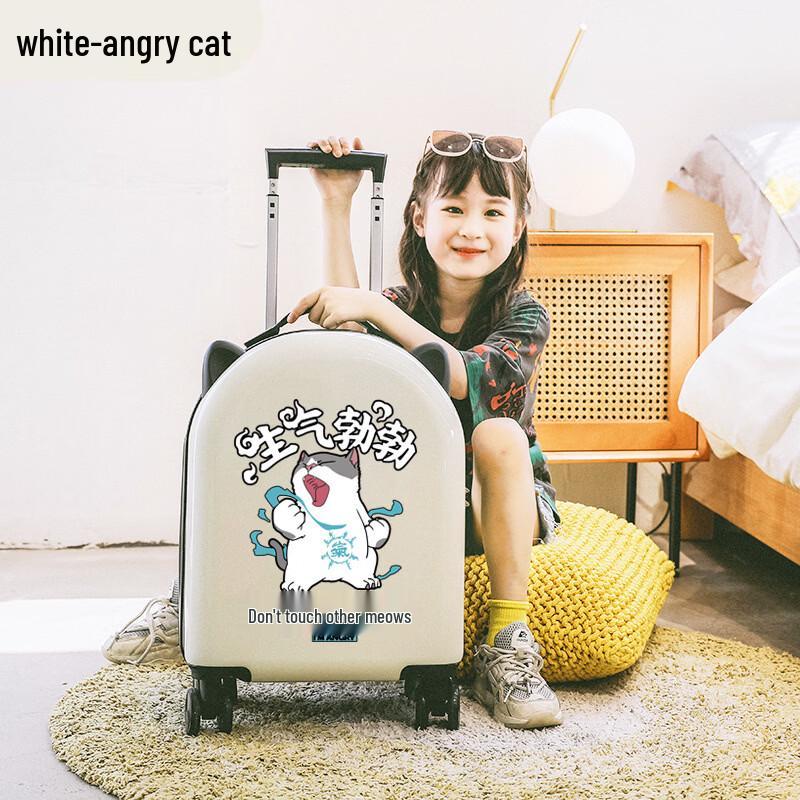 Kids  Angry Cat Carry-on Luggage