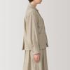 MUJI Wool Blend Shirt Size BG1QZA4A Women's Jacket, Beige, L,