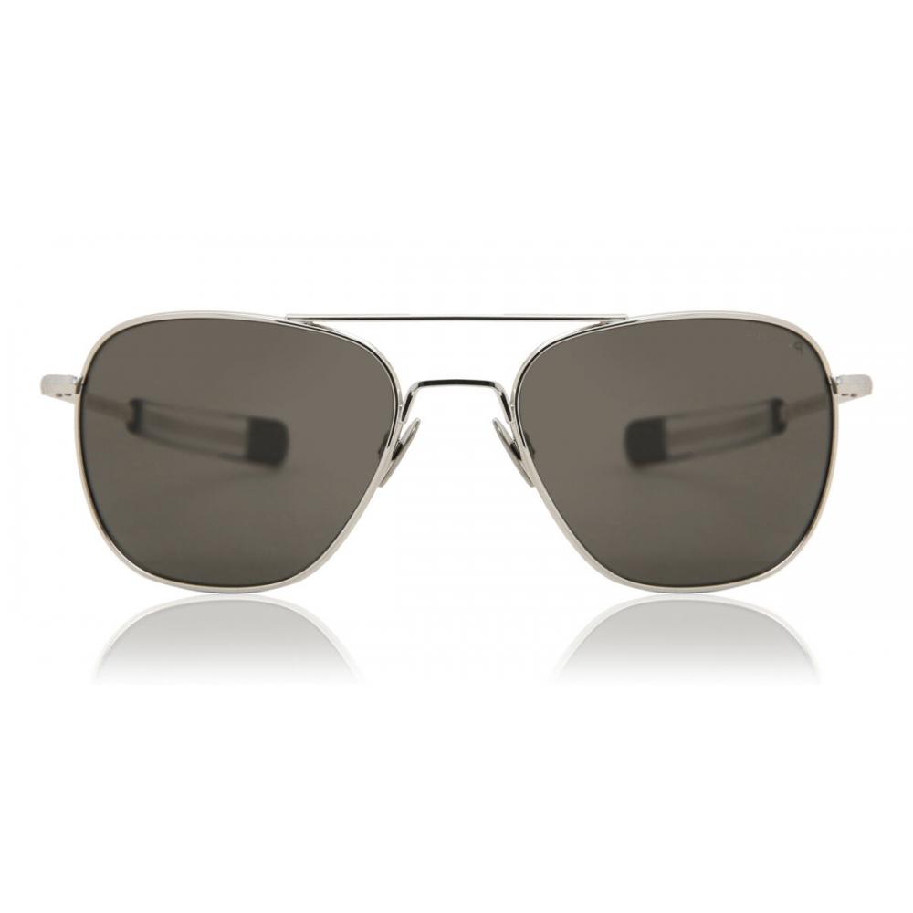 

Randolph Engineering Pilot Polarized Af267 Unisex Sunglasses White Gold/55
