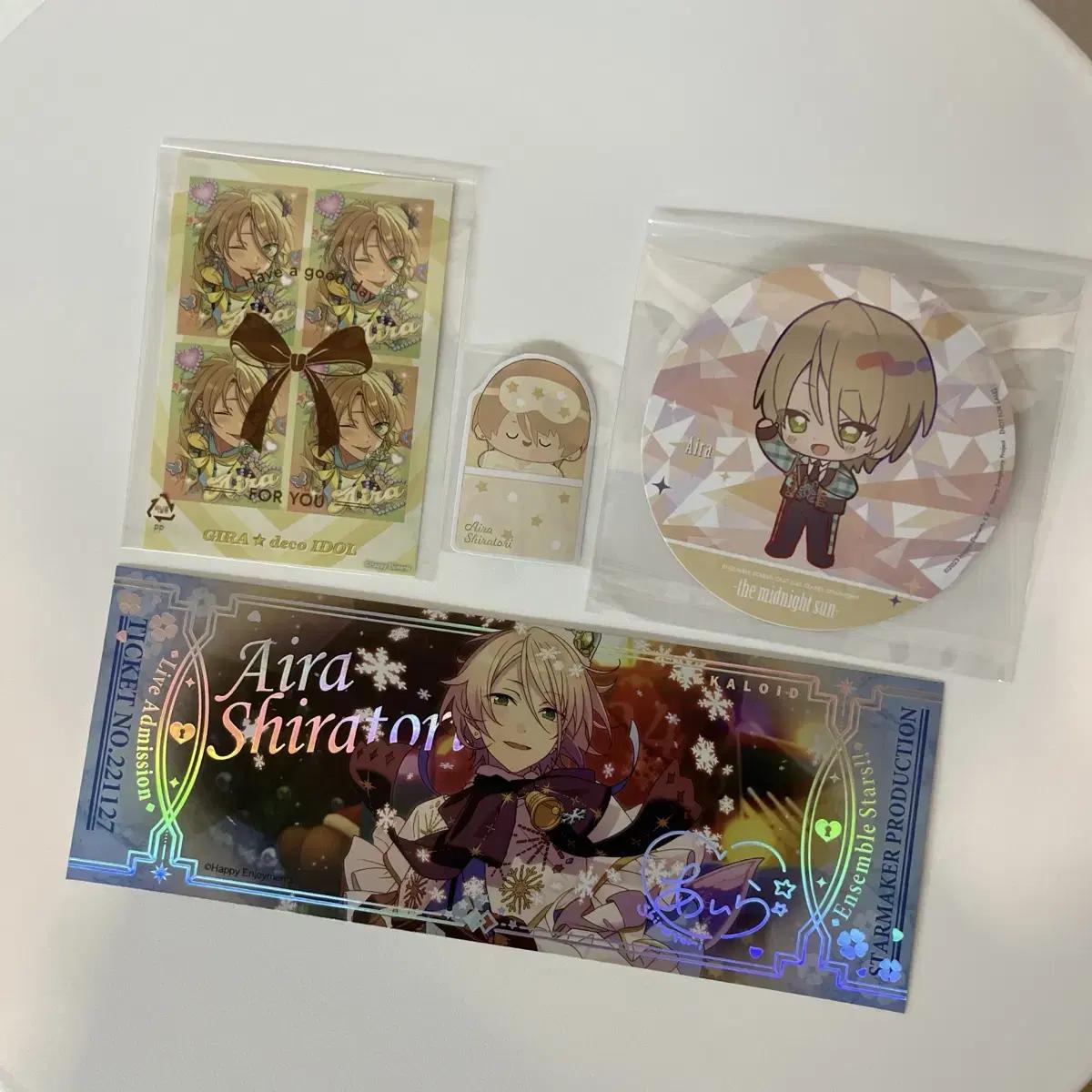 

Анста Айра Эникейф Звездный Пони Подставка+кирадеко Принт Наклейка+билет на концерт и другое