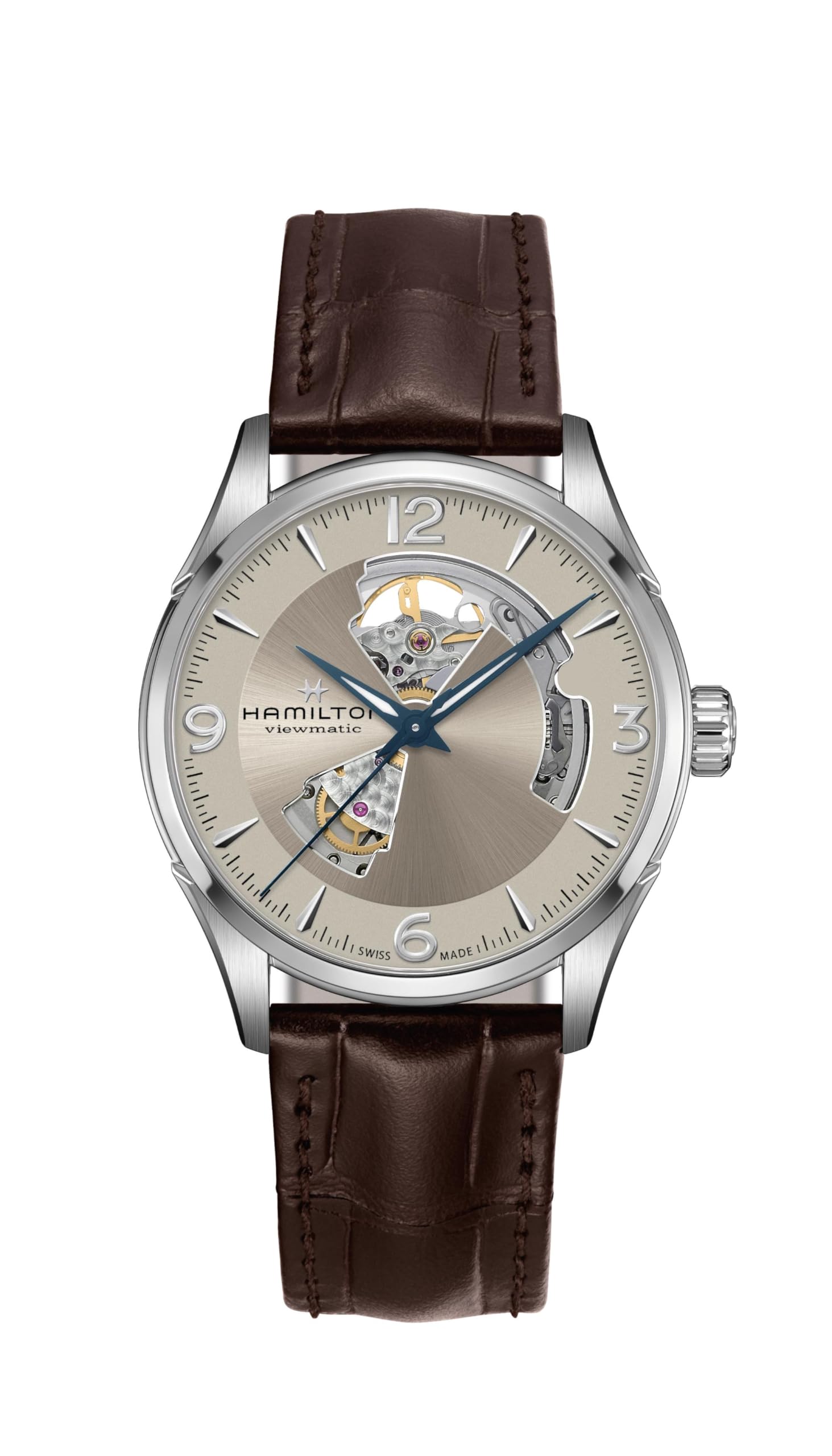 

HAMILTON Watch Genuine Warranty Jazzmaster Open Heart Mechanical Automatic Winding H32705521 Imported [Hamilton] Men s [Regular Product]