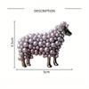Women Men Classic Sheep Exquisite Brooch Badges Fashioni Elegant Lady Creative Animal Pin Buckles