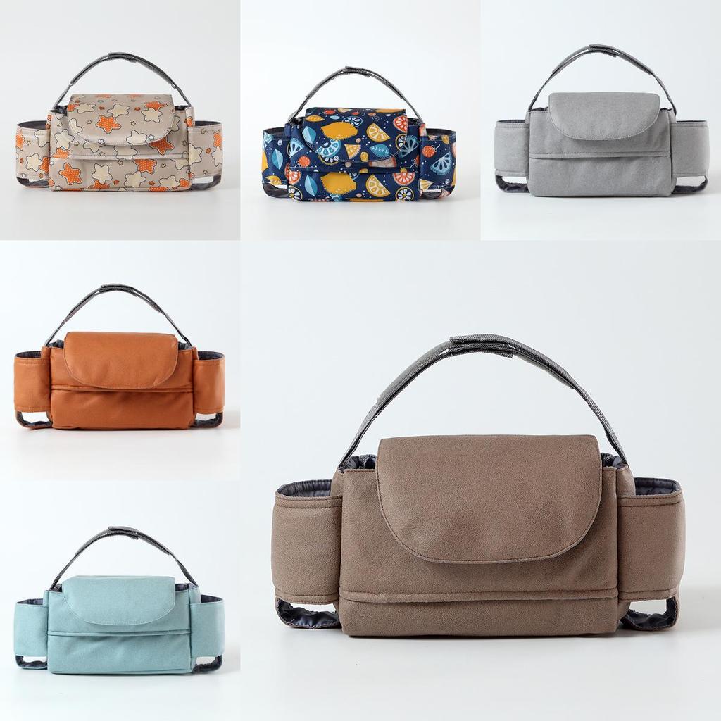 Baby Stroller Organizer Bag With Oxford Cloth Storage For Parents And Kids