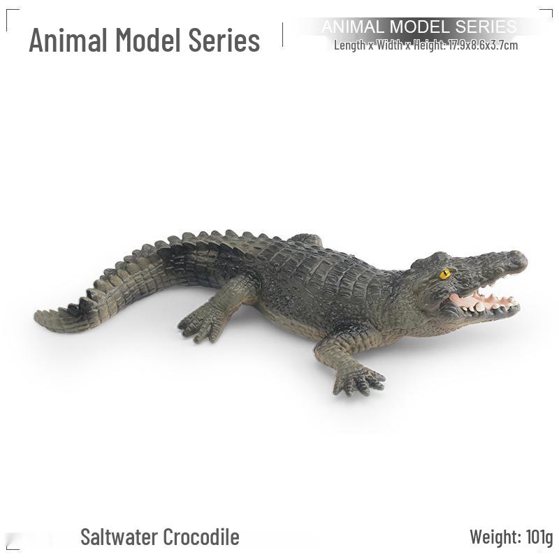 PVC Wildlife Crocodile Model Toy - Multiple Styles, Static Ornaments, Simulation Play