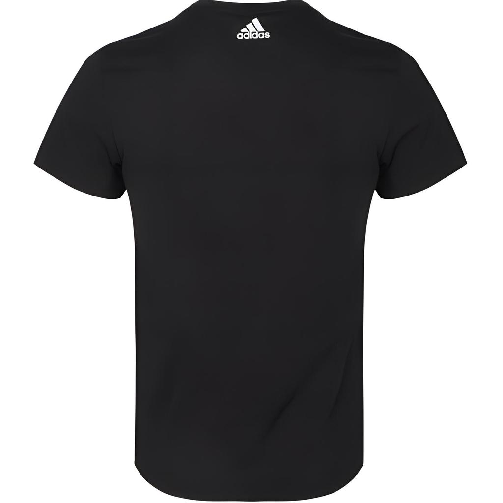 Adidas T Shirts Men's Black Crew Neck Moderate Straight Fit DY8658