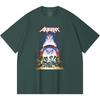T-shirt Heavy Metal 100% Cotone 230 Gsm Stampa Band Rock Musica Popolare Unisex T-shirt Pesante in Cotone