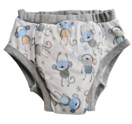 

Водонепроницаемый чехол для подгузника для взрослых, штаны от недержания для пожилых людей, подгузники для ухода, чехол от ночного недержания, тренировочные штаны, дизайн с серым пингвином, размер ABDL M