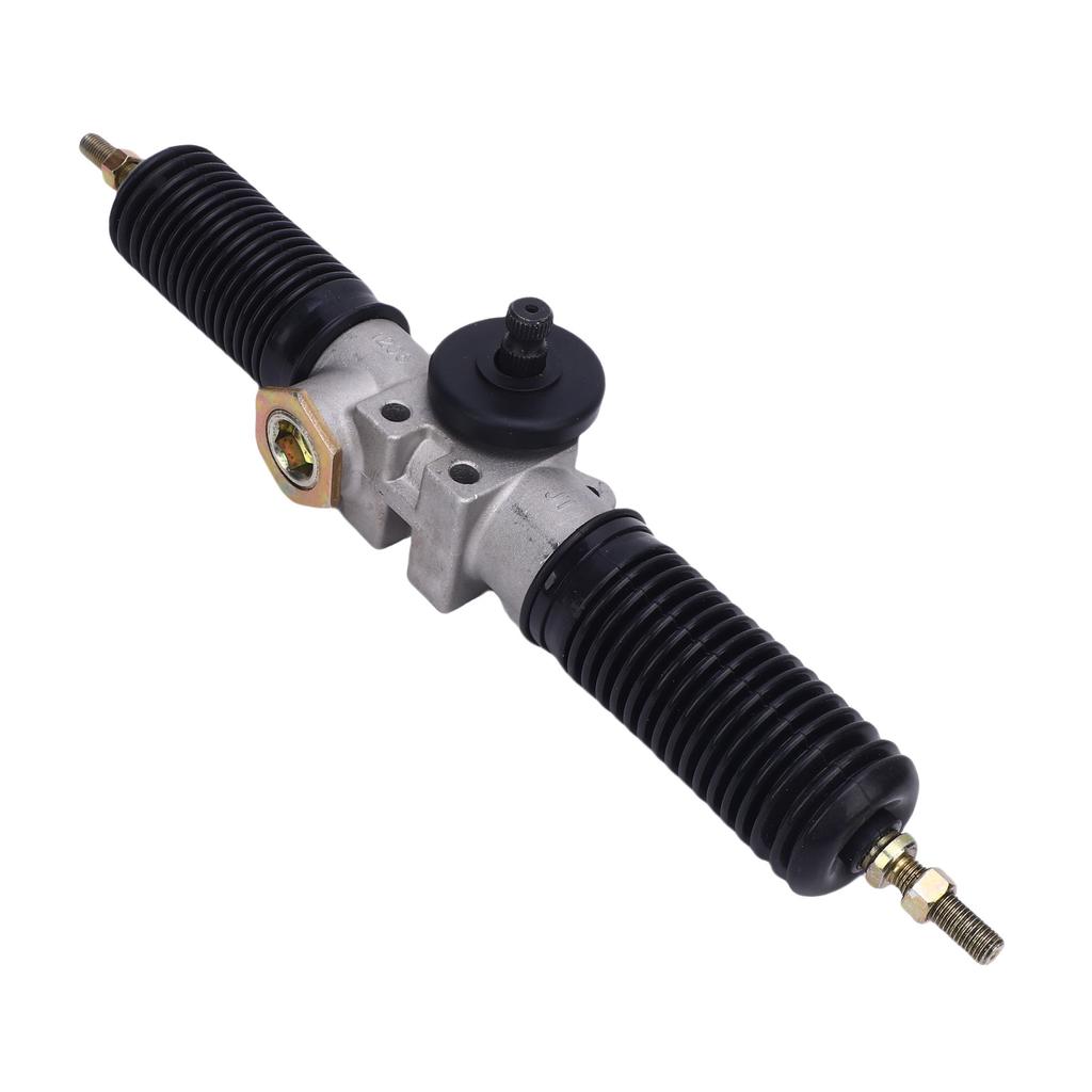 Power Steering Gear Rack Pinion Assembly 30T 420mm Long with Rubber Bushing for Go Kart ATV UTV Quad