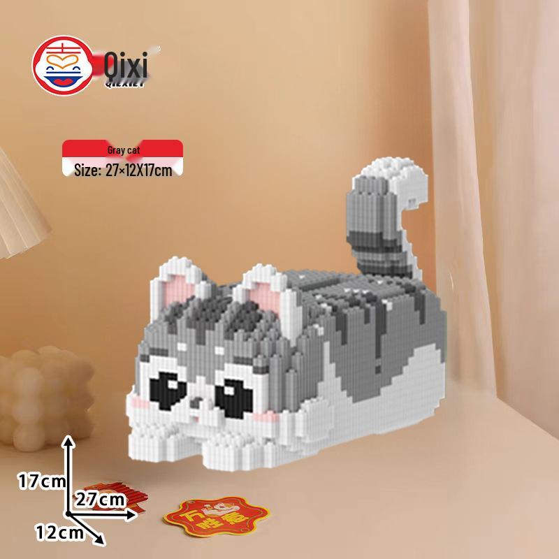 

Сделай сам милый котенок - коробка для салфеток: Игрушка Ручной Работы Счастливый Кот с Градиентом Оранжевого и Серебристого Цвета в Подарок