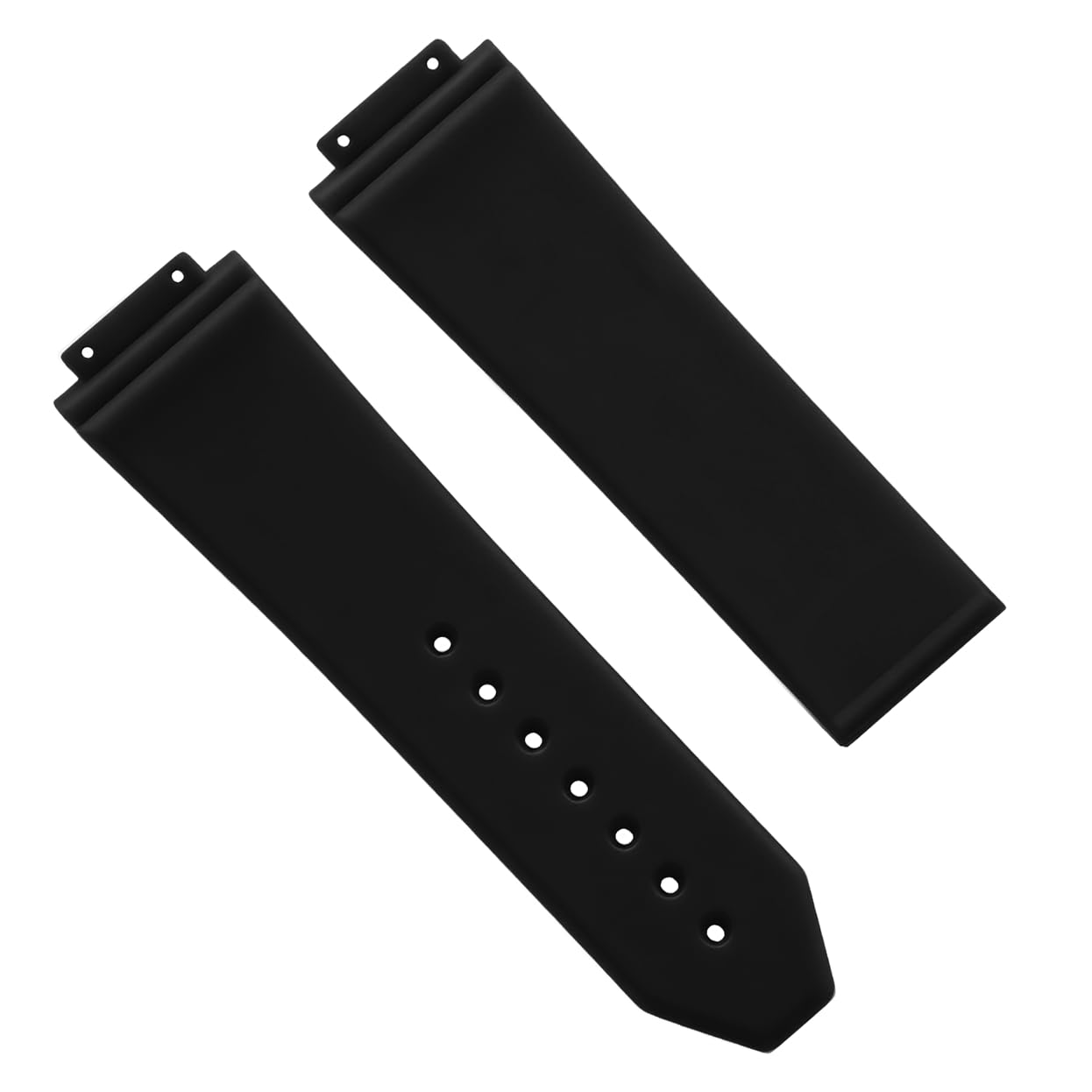 

[HiCycle2] Watch Strap for Hublot Watches, Compatible with Hublot, Soft Silica Gel Silicone Rubber Strap with Stainless Steel Buckle, Durable, for