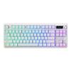 AJAZZ MK87 Pro Mechanical Gaming 87 TFT 10000mAh RGB 3 Connectivity Modes Certified Contour Keyboard, Tenkeyless, Keys, 1.14-inch Display,