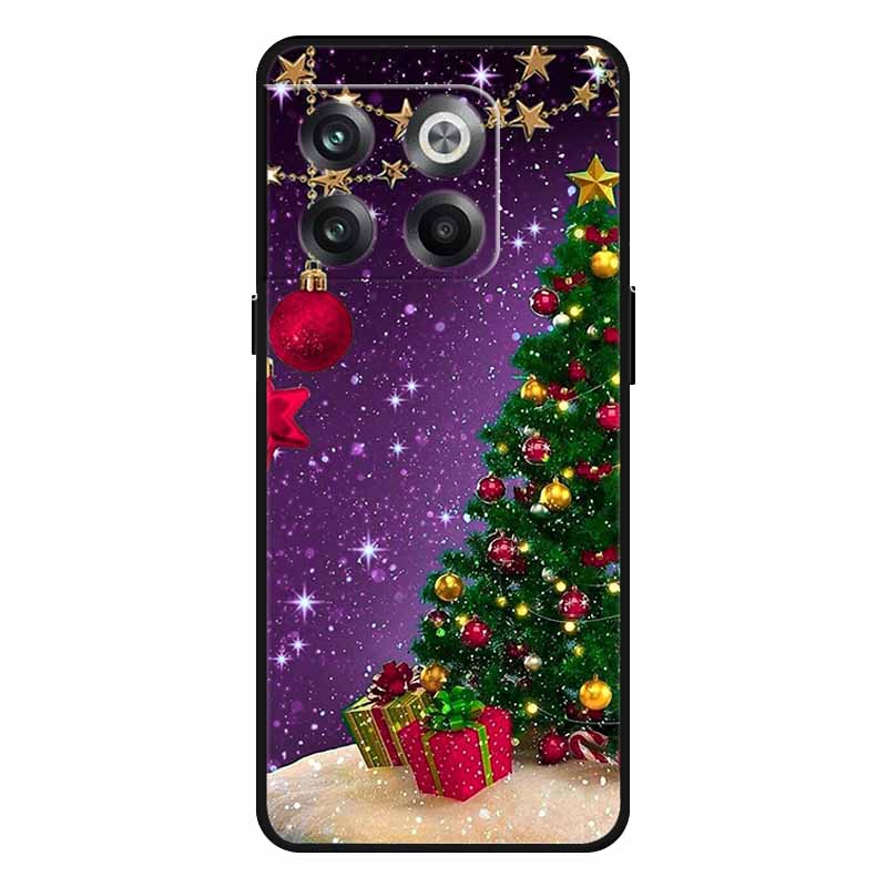 For Oneplus 10T Case 10 Pro Christmas Silicone Soft TPU Cover for Oneplus Nord N20 SE One plus ACE Pro 10T Coque New Year Gift