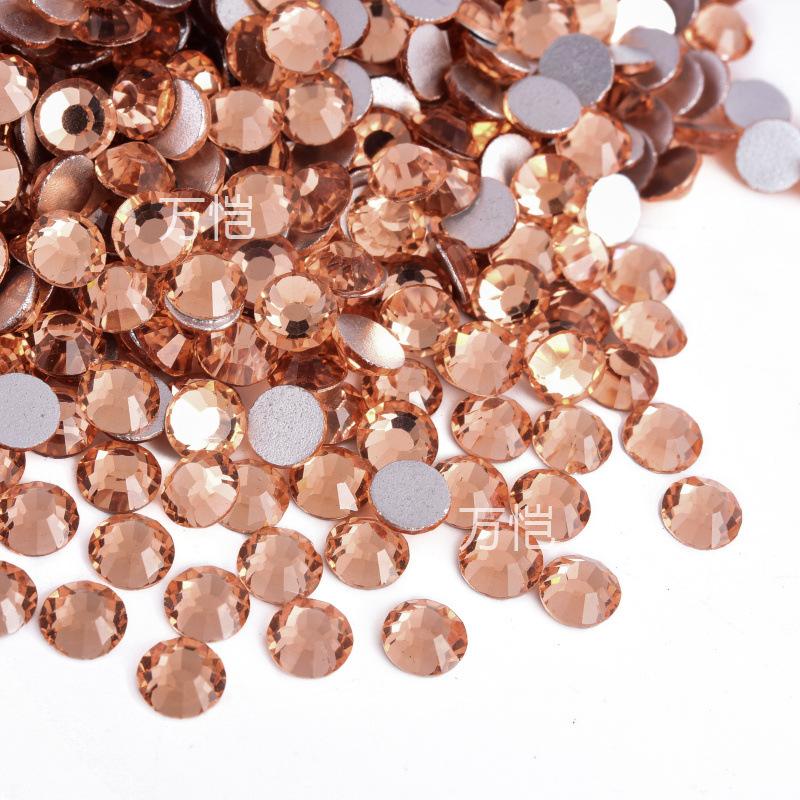 Ss3-Ss16 Mixed Size Flat Bottom Drill, Mobile Phone Case Diy Sticker Diamond Crystal Glass, Creative Nail Art Jewelry Accessories